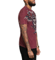 Футболка Affliction Poisonous Shadow Burgandy Lava Wash (A25959-BULV-M) - изображение 4