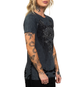Женская футболка Affliction Secret Garden Charcoal Black Lava Tint (AW26058-CALT-XS) - изображение 3