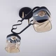 Люстра потолочная на 2 плафона Sneha (9968394870/2 BLACK+GOLD) - изображение 2