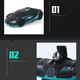 Машинка трансформер на радиоуправлении AToys Bugatti-922-1 большая 1:12 33см свет/звук Черно-голубой - изображение 8