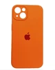 Чехол Fiji Silicone Case Full Camera для Apple iPhone 15 бампер накладка с защитой камеры Apricot - изображение 1