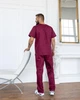 Костюм медицинский мужской Леон коттон бордовый размер 50 (920628) - изображение 6