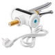 Проточний кран-водонагрівач кухонний для кухні Lidz Warm 058 LDWAR058WCR24985 White / Chrome - изображение 4