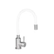 Змішувач для кухні Lidz Aria 015F3 з гнучким виливом (k35) LDARI015F3WHI43362 White - изображение 1