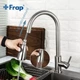 Змішувач для кухні з висувним виливом Frap F60899-1, сатин - изображение 2