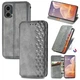 Чехол Deexe Rhombus Wallet для Motorola Moto G85 - Grey - изображение 6