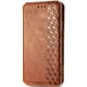 Чохол Deexe Rhombus Wallet для Motorola Moto G85 - Brown - зображення 4