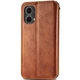 Чохол Deexe Rhombus Wallet для Motorola Moto G85 - Brown - зображення 5