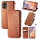 Чохол Deexe Rhombus Wallet для Motorola Moto G85 - Brown - зображення 6