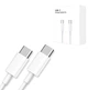 Кабель для мобильных устройств USB Type-C/USB Type-C, 1 м, белый 60w Быстрая зарядка - изображение 1