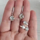 Набір прикрас Hand Made з кристалами Swarovski відтінку білого шампанського Moonlight - зображення 2