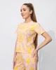 Пижама женская из кулира футболка и штаны с принтом Бананы Maybel 2XL 722 (3153_5) - изображение 1