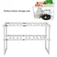 Кухонная полка для хранения посуды регулируемая "KITCHEN RACK" 38-70 см (FG22) - изображение 2