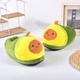 Тапочки Кигуруми Игрушки Kigurumi Авокадо Детские домашние комнатные Зелёные плюшевые 36-42 - изображение 2