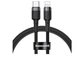 Кабель Baseus Cafule Cable Type-C to iP PD 20W 1m Gray+Black (CATLKLF-G1) - изображение 1