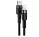 Кабель Baseus Cafule Cable Type-C to iP PD 20W 1m Gray+Black (CATLKLF-G1) - изображение 2