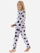 Детская теплая велюровая пижама для девочки Minoti 20pj42 41564JNR 110-116 см Серая (5063025374360) - изображение 1