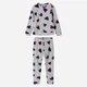 Детская теплая велюровая пижама для девочки Minoti 20pj42 41564JNR 110-116 см Серая (5063025374360) - изображение 2