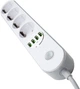 Мережевий фільтр-подовжувач ColorWay 4 розетки/4 USB White (CW-CHE44W) - изображение 3