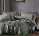 Постельное белье Saheser. Eco cotton Freya antrasit с пике-Евро - изображение 1