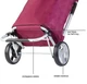 Сумка-тележка ShoppingCruiser Foldable 45 Purple (604319) - изображение 4