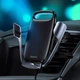 Держатель телефона в автомобиль с беспроводной зарядкой Baseus Milky Way Electric Bracket Wireless Charger 15W - изображение 6