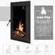 Дверцята для каміна Iron Fire Brown 440x640 мм зі склом чавунні - зображення 2