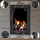 Дверцята для каміна Iron Fire Brown 440x640 мм зі склом чавунні - зображення 5