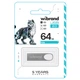 Flash Wibrand USB 2.0 Irbis 64Gb Silver (WI2.0/IR64U3S) - зображення 2