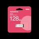Flash A-DATA USB 3.2 UR 350 128Gb Silver/Black (UR350-128G-RSR/BK) - зображення 7