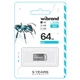 Flash Wibrand USB 3.2 Gen1 Ant 64GB Silver - изображение 2
