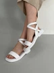 Босоніжки жіночі ShoesBand Білі натуральна шкіра 38 (24,5 см) (S35011-1) - зображення 2