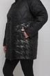 Зимняя женская куртка большого размера UF-Fashion 1074 - RSС 60 черный - изображение 5