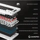 Клавіатура GamePro MK160W Hot-Swap Red Swich RGB USB UA White (MK160W) - зображення 6