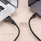 Адаптер Baseus переходник USB to Type-C Black (CAAOTG-01) - изображение 5