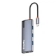 Док-станція СolorWay USB-C 6-в-1 Type C PD 100W/USB3.0х3/HDMI 4К/RJ45 (CW-HUB02) - изображение 3