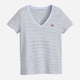 Koszulka damska bawełniana Levi's Perfect Vneck 85341-0077 S Niebieska (5401157169452) - obraz 3