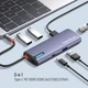 Док-станция СolorWay USB-C 6-в-1 Type C PD 100W/USB3.0х3/USB2.0/RJ45 (CW-HUB03) - изображение 11
