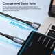 Кабель Toocki 6А USB – Type-C PD 66W (11V/6A) швидка зарядка та передача даних 1000мм Black - зображення 4