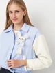 Куртка демисезонная короткая женская H&M 1134256_игрушка XS Фиолетовая (KAY2000001528464) - изображение 4