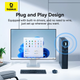 Wi-Fi адаптер Baseus FastJoy Series High Speed 300Mbps Single Band 2.4Ghz USB Wifi Adapter (BS-OH169) - изображение 14