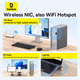 Wi-Fi адаптер Baseus FastJoy Series High Speed 300Mbps Single Band 2.4Ghz USB Wifi Adapter (BS-OH169) - изображение 15