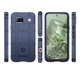 Противоударный чехол бампер Rugged Shield для Google Pixel 8A синий резиновый - изображение 2