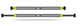Турник раздвижной Hop-Sport HS-M050DP серо-желтый - изображение 6