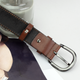 Ремень кожаный женский с цветами коричневый SF-3531 brown (125 см) - изображение 7