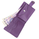 Портмоне женское кожаное на кнопке Handycover HC0042 фуксия - изображение 5