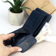 Портмоне мужское кожаное Handycover HC0041 синее с гербом Украины - изображение 7