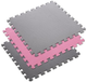 Mata puzzle HMS One Fitness MP10 10 mm 9 elementów Pink-Grey-Black (5907695592061) - obraz 2