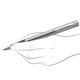 Ручка перьевая Waterman ALLURE Chrome CT FP F блистер 13 314b - изображение 5