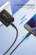 Кабель UGREEN US289 USB 2.0 to Micro-USB 480 Mbps 2A 0.5m White (60140) - изображение 3